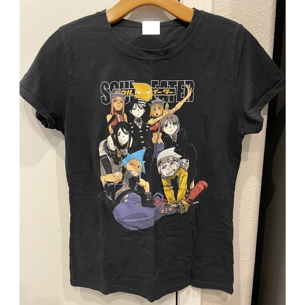 Retro Soul Eater Anime T-shirt Bay Island Black Unisex